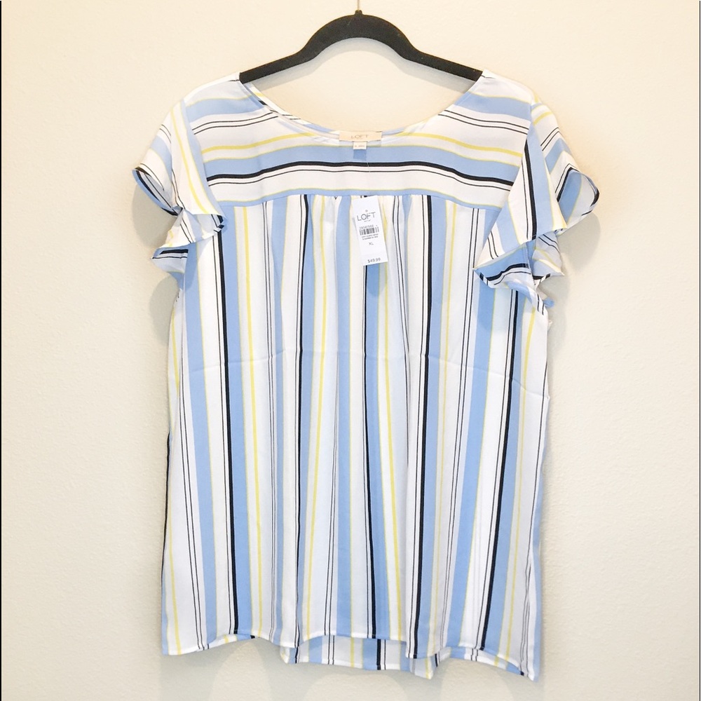 Loft | NWT Striped Blouse